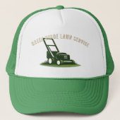 Rasenmäher-Service Truckerkappe (Vorderseite)