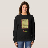 Rasenmäher - stündliche Rasenpflege Sweatshirt (Vorne ganz)