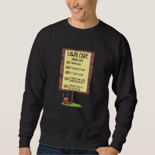Rasenmäher - stündliche Rasenpflege Sweatshirt