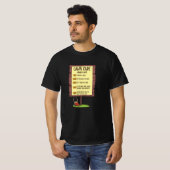Rasenmäher - stündliche Rasenpflege T-Shirt (Vorne ganz)