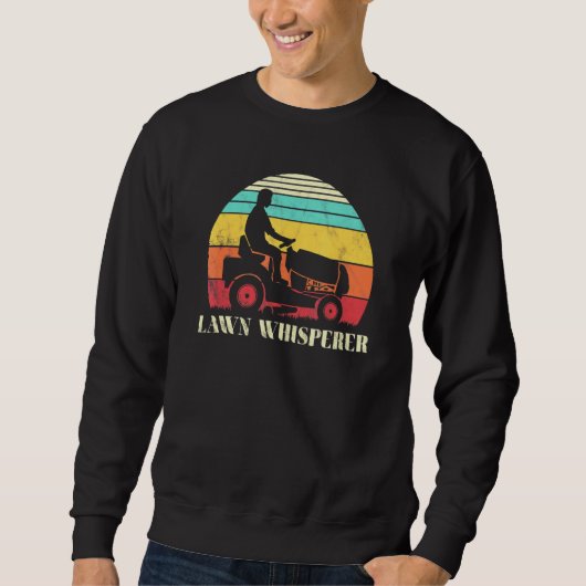 Rasenmäher Sweatshirt (Vorderseite)