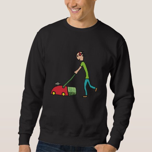 Rasenmäher Sweatshirt (Vorderseite)