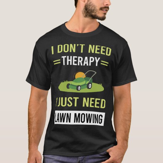 Rasenmäher T-Shirt (Vorderseite)