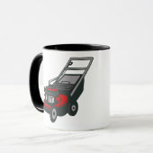 Rasenmäher Tasse (Vorderseite Links)