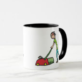 Rasenmäher Tasse (VorderseiteRechts)
