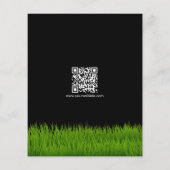 Rasenmäher und Rasenmäher, Lawn Care Gold Logo Flyer (Hinten)