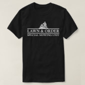 Rasenmäher und Sondermäher T-Shirt (Design vorne)