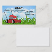 Rasenmäher und visitenkarte (Vorne/Hinten)