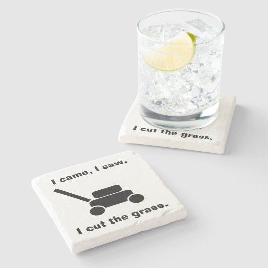 Rasenmäher Untersetzer (Seitenansicht)