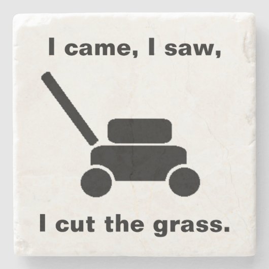 Rasenmäher Untersetzer (Vorderseite)