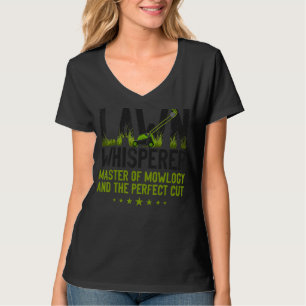 Rasenmäher Vater Vater Landscaper Vintag La La T-Shirt