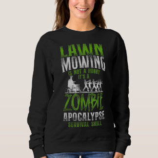 Rasenmäher Vater Vater Landscaper Vintag Zo Sweatshirt