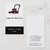 Rasenmäher Visitenkarte (Vorne/Hinten)