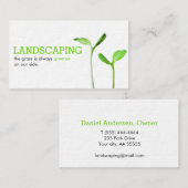 Rasenmäher Visitenkarte (Vorne/Hinten)