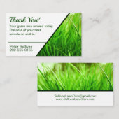 Rasenmäher Visitenkarte (Vorne/Hinten)