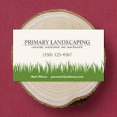 Rasenmäher Visitenkarte