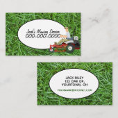 Rasenmäher Visitenkarte (Vorne/Hinten)