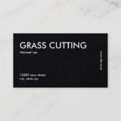 Rasenmäher Visitenkarte (Rückseite)