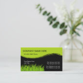 Rasenmäher-Visitenkarten Visitenkarte (Stehend Vorderseite)