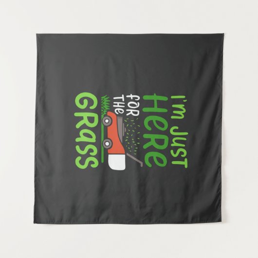 Rasenmäher Wandteppich (Vorderseite (Horizontal))