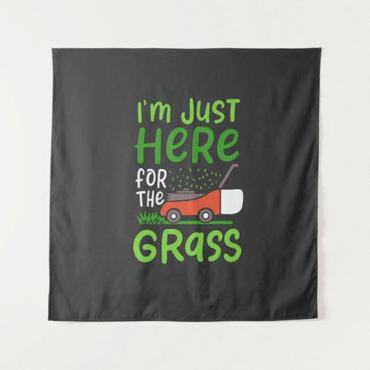 Rasenmäher Wandteppich (Vorderseite)