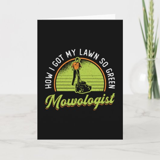 Rasenmäher, wie ich meinen Rasenmäher mähen Got Karte (Vorderseite)