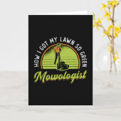 Rasenmäher, wie ich meinen Rasenmäher mähen Got Karte (Gelbe Blume)