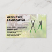 Rasenmäher zum Schneiden von Gras | Gardener Shear Visitenkarte (Vorderseite)