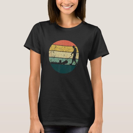 Rasenmäherei im Retrobereich T-Shirt (Vorderseite)