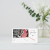 Rasenmäherei Visitenkarte (Stehend Vorderseite)