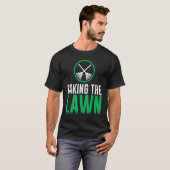 Rasenmäherin T-Shirt (Vorne ganz)