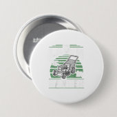 Rasenmähern Ranger Funny Mäher Rasenfett Button (Vorne & Hinten)