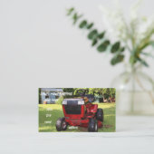 Rasenmäherreparatur Visitenkarte (Stehend Vorderseite)