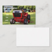 Rasenmäherreparatur Visitenkarte (Vorne/Hinten)