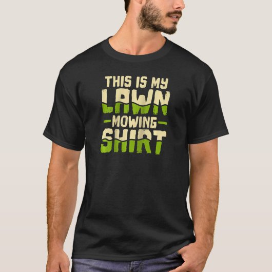Rasenmähgarten für Gärtner Raglan T-Shirt (Vorderseite)