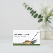 Rasenmähgartenbau Visitenkarte (Stehend Vorderseite)