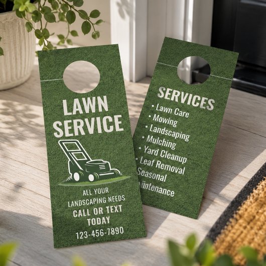 Rasenmähservices Türanhänger
