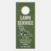 Rasenmähservices Türanhänger (Vorderseite)