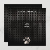 Rasenpaare Einladung (Vorne/Hinten)