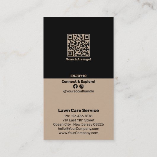 Rasenpflege: 10% Ermäßigung! Rabattkarte (Rückseite)