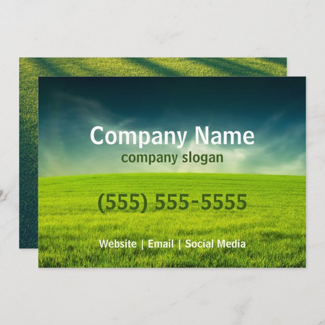 Rasenpflege-12x18-Flyer (Vorne/Hinten)