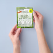 Rasenpflege 1 SIDED Flyer ADD LOGO Custom Coupons (Gruppe)