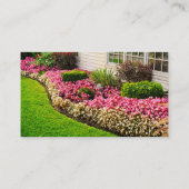 Rasenpflege Beruflicher Garten Landschaftsbild Visitenkarte (Rückseite)