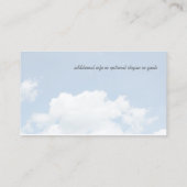 Rasenpflege-Blade der Grasnatur Visitenkarte (Rückseite)