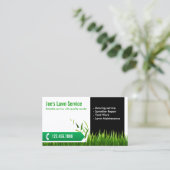 Rasenpflege, die Berufliches Mähen umschifft Visitenkarte (Stehend Vorderseite)