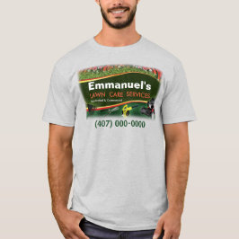 Rasenpflege, die Gras entführen und grünen T - Shi T-Shirt