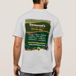 Rasenpflege, die Gras entführen und grünen T - Shi T-Shirt