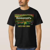 Rasenpflege, die Gras entführen und grünen T - Shi T-Shirt (Vorderseite)