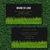 Rasenpflege - einfaches Landscaping-Mowing-Busines Visitenkarte