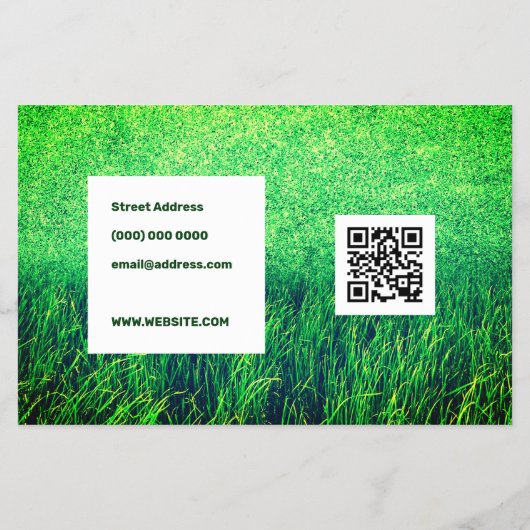 Rasenpflege Flyer (Hinten)